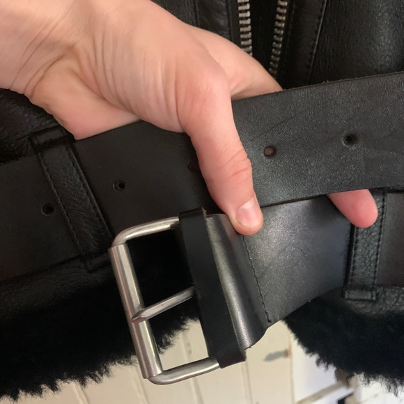 ACNE studios authentic Sherpa leather biker jacket - 36 - medium - Picture 15 of 16